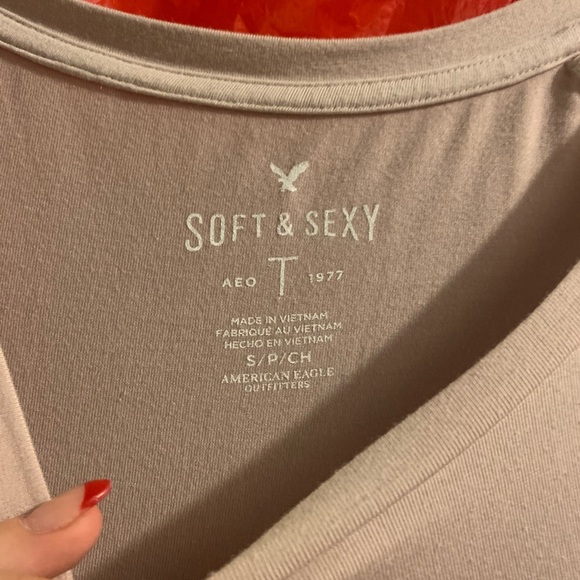 long sleeve american eagle soft and sexy tee - Picture 2 of 3